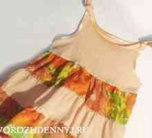 Детска рокля с волани: описание с модели