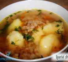 Елда супа с картофени кнедли
