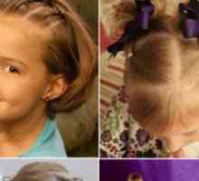 Как да плитка коса кратко дете на 4 години?