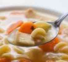 Супа от овесени ядки със зеленчуци на месна супа (от 1 до 1,5 години)