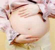 Обрив на стомаха по време на бременност