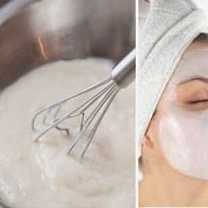 Начало кисело мляко маска за подмладяване и почистване на кожата