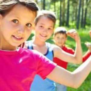 Здраве групи от деца и юноши