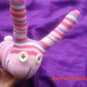 Toy чорап "весело зайче" - със собствените си ръце