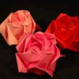 Как да си направите роза от хартия оригами
