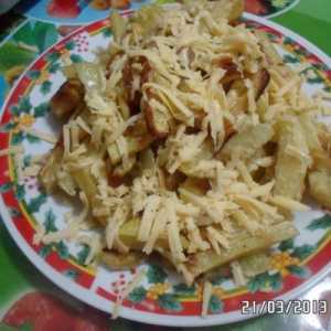 Картофи с бекон и горчица-майонезен сос