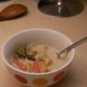 Мляко-зеленчукова супа (от 1.5 до 3 години)