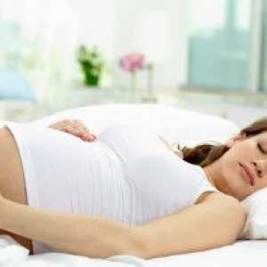 Оптимално поза за спане бременна