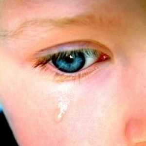 Сълзи в очите на детето. Причини, лечение и профилактика