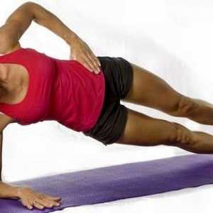 Упражнение за отслабване, корем и страни